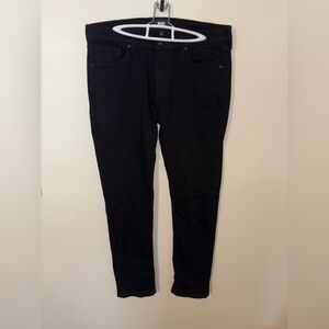 Mens Paige Lennox Slim Jeans Size 34 Black